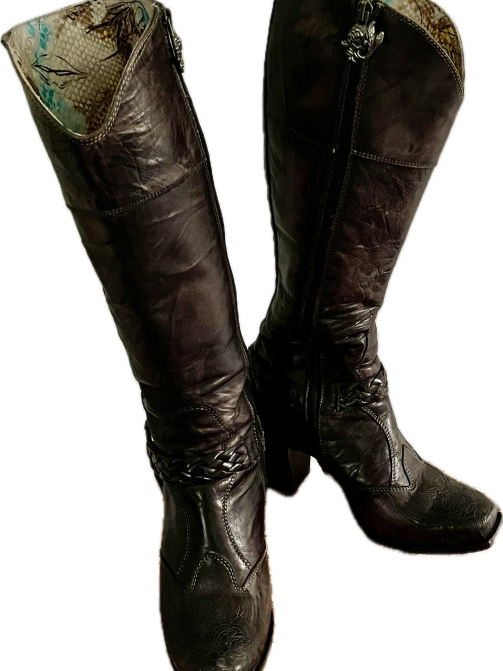 Mark Nason ‘Siren’ collection Women’s Boots, Black, 8.5
